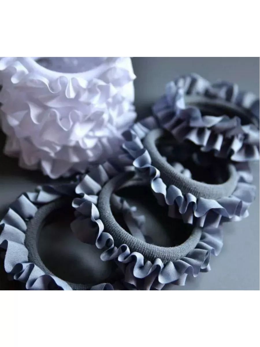 Резинки для волос 60220, 2шт - белый