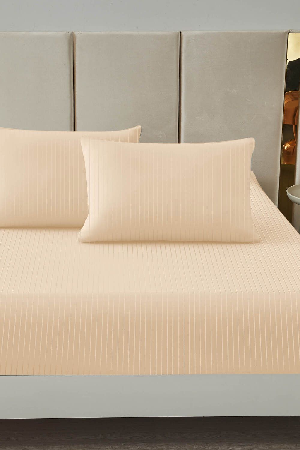 КПБ Страйп Сатин - экрю