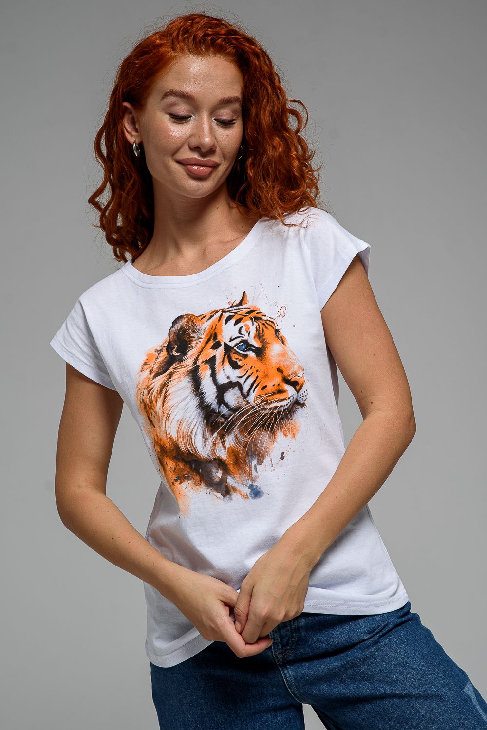 Футболка 7030 - тигрица