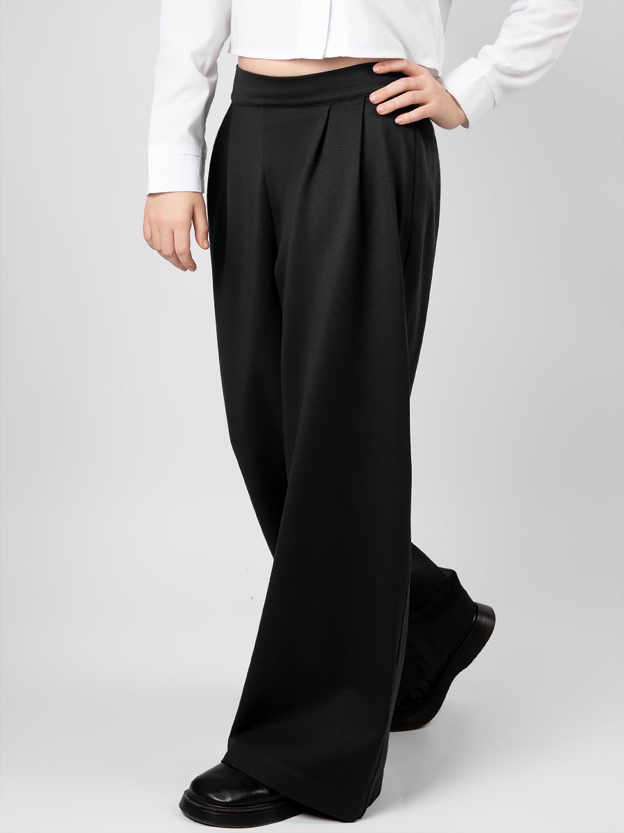 Брюки для девочки утепленные SP2716 - черный