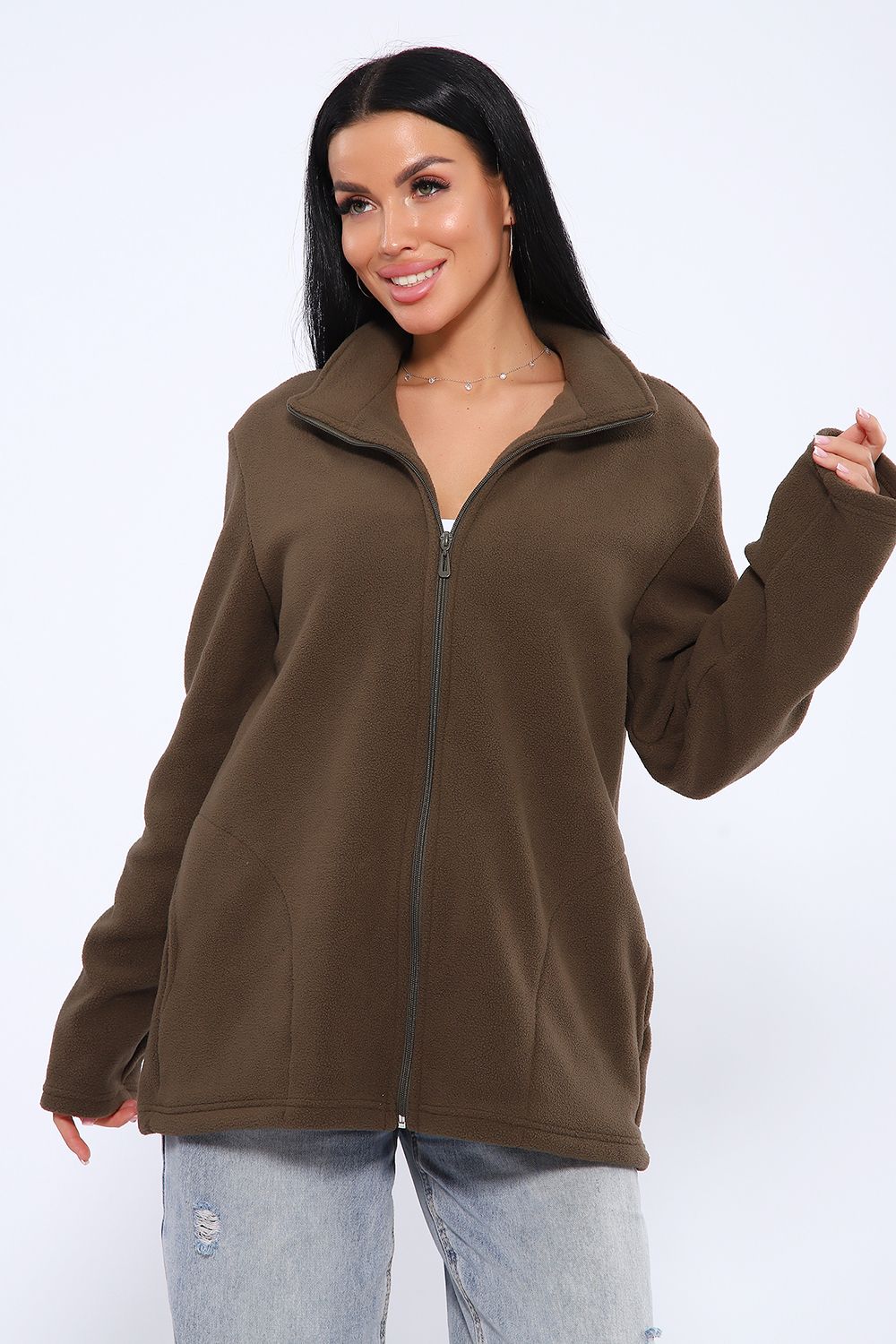 Толстовка флисовая Т-001 - хаки