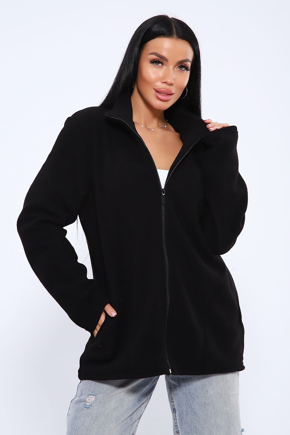 Толстовка флисовая Т-001 - черный