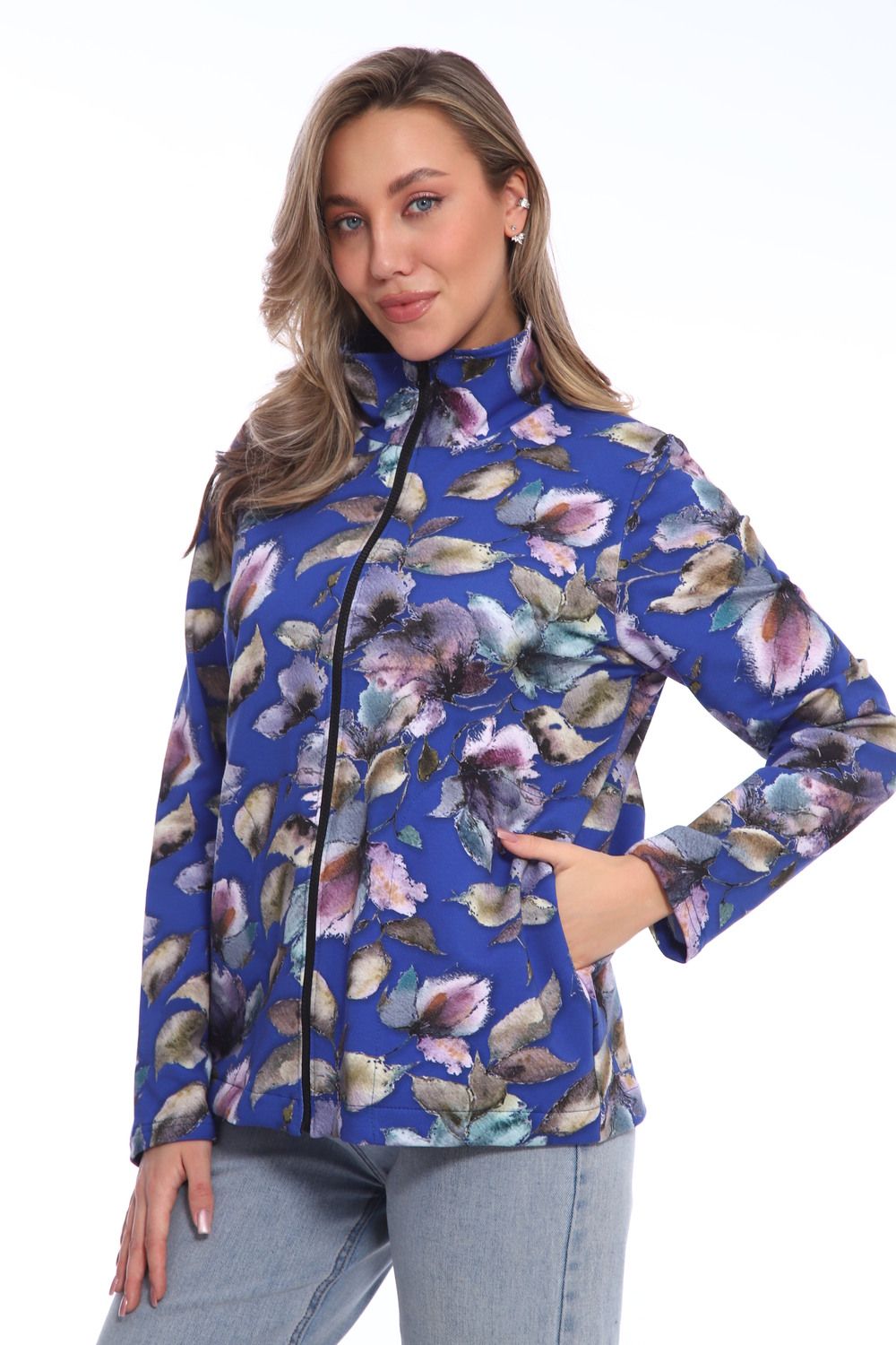 Толстовка женская ТЖ006-07ф - василек