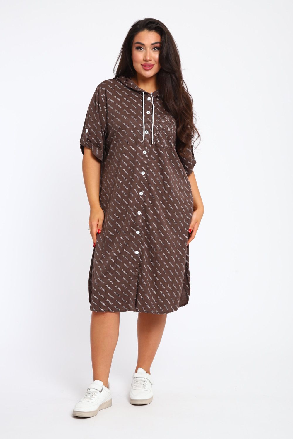 Женское платье 31864 - коричневый