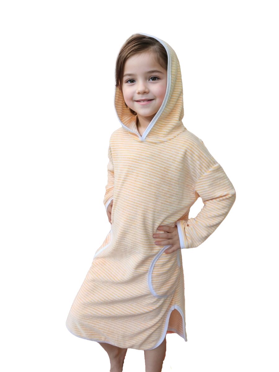 Туника Уют велюр 33055 - желтый