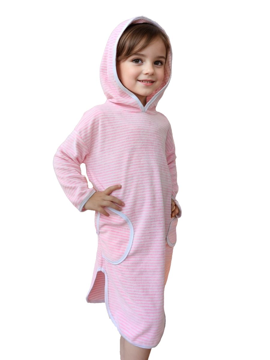 Туника Уют велюр 33055 - розовый