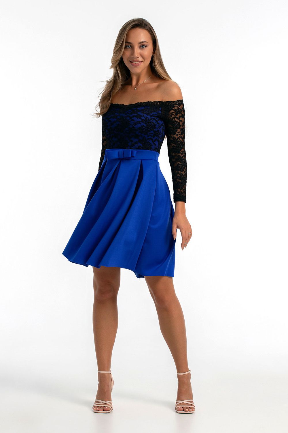 Платье ПЭр014 - синий