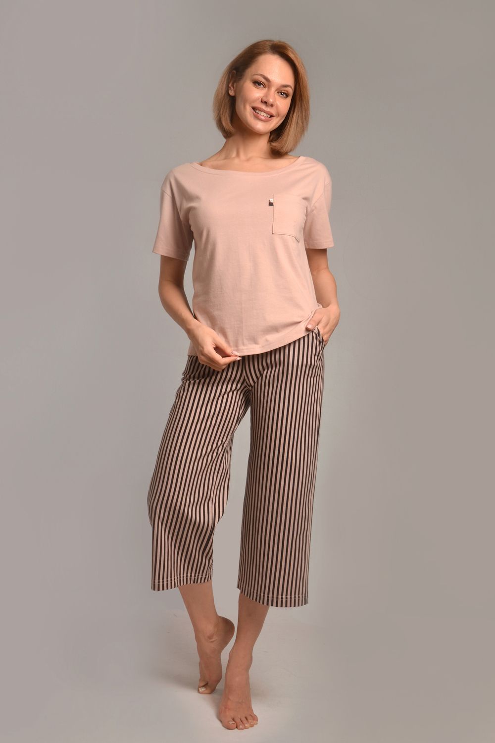 Комплект с брюками ПАЛАЦЦО - лиловый