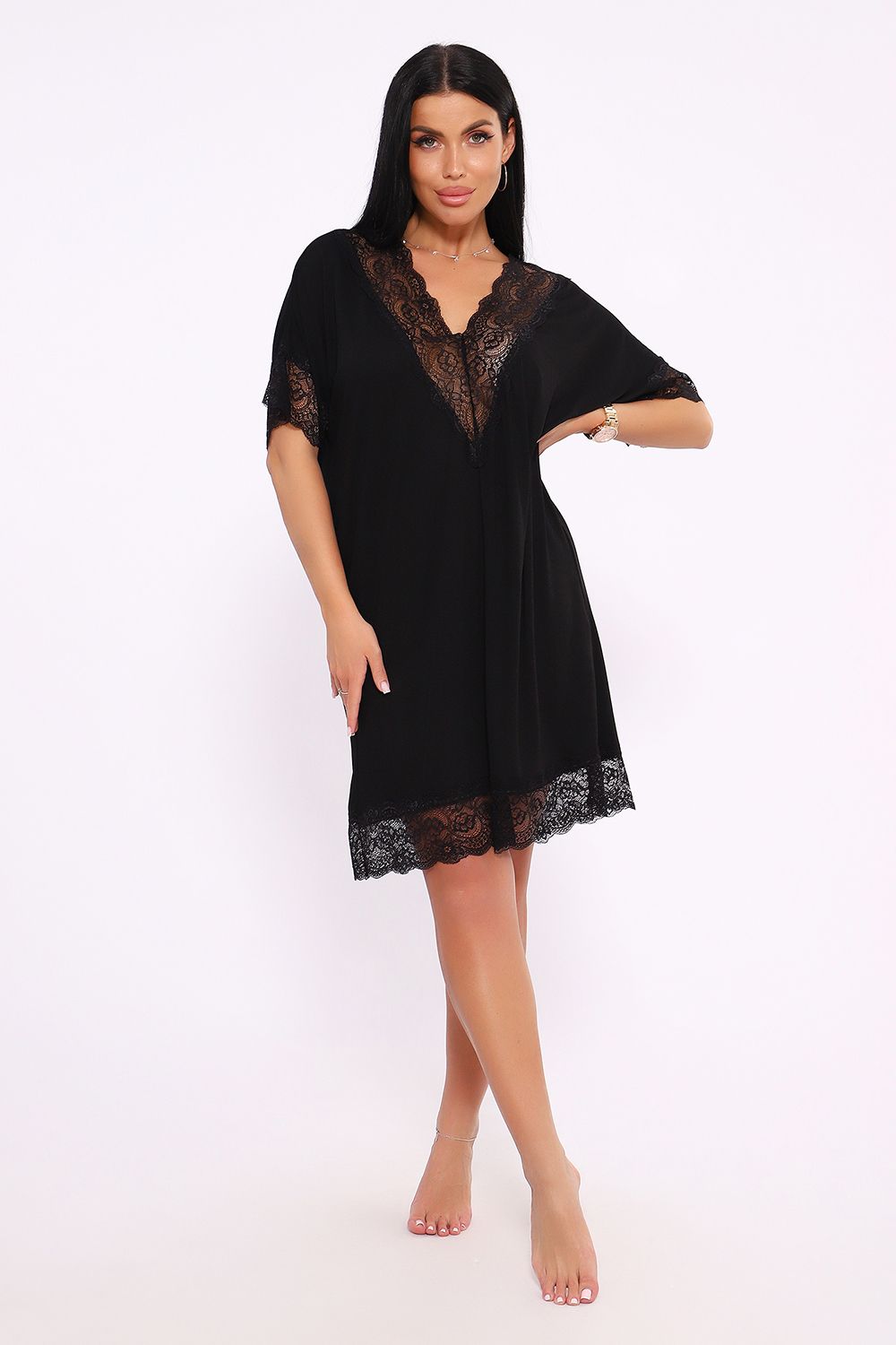 Сорочка СЖ-002 - черный