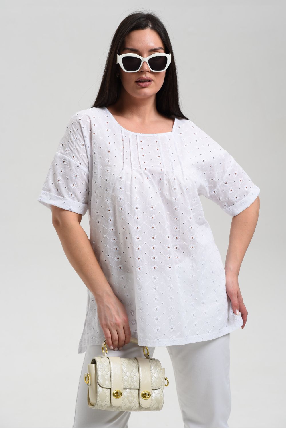 Туника женская 8477 - белый