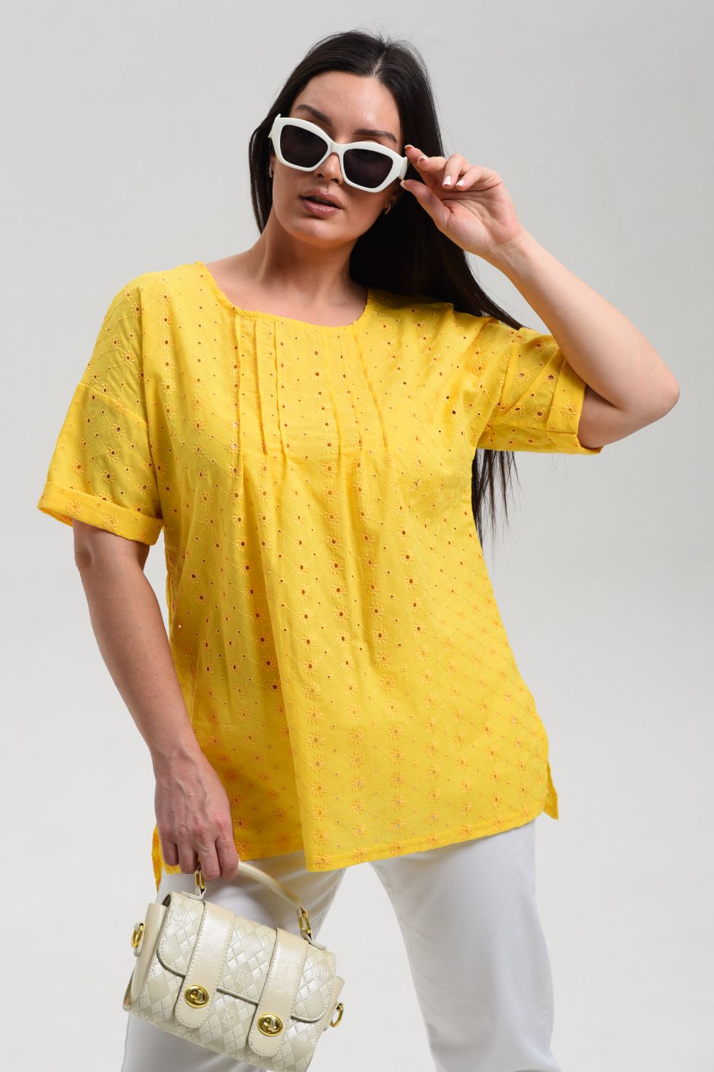 Туника женская 8477 - желтый