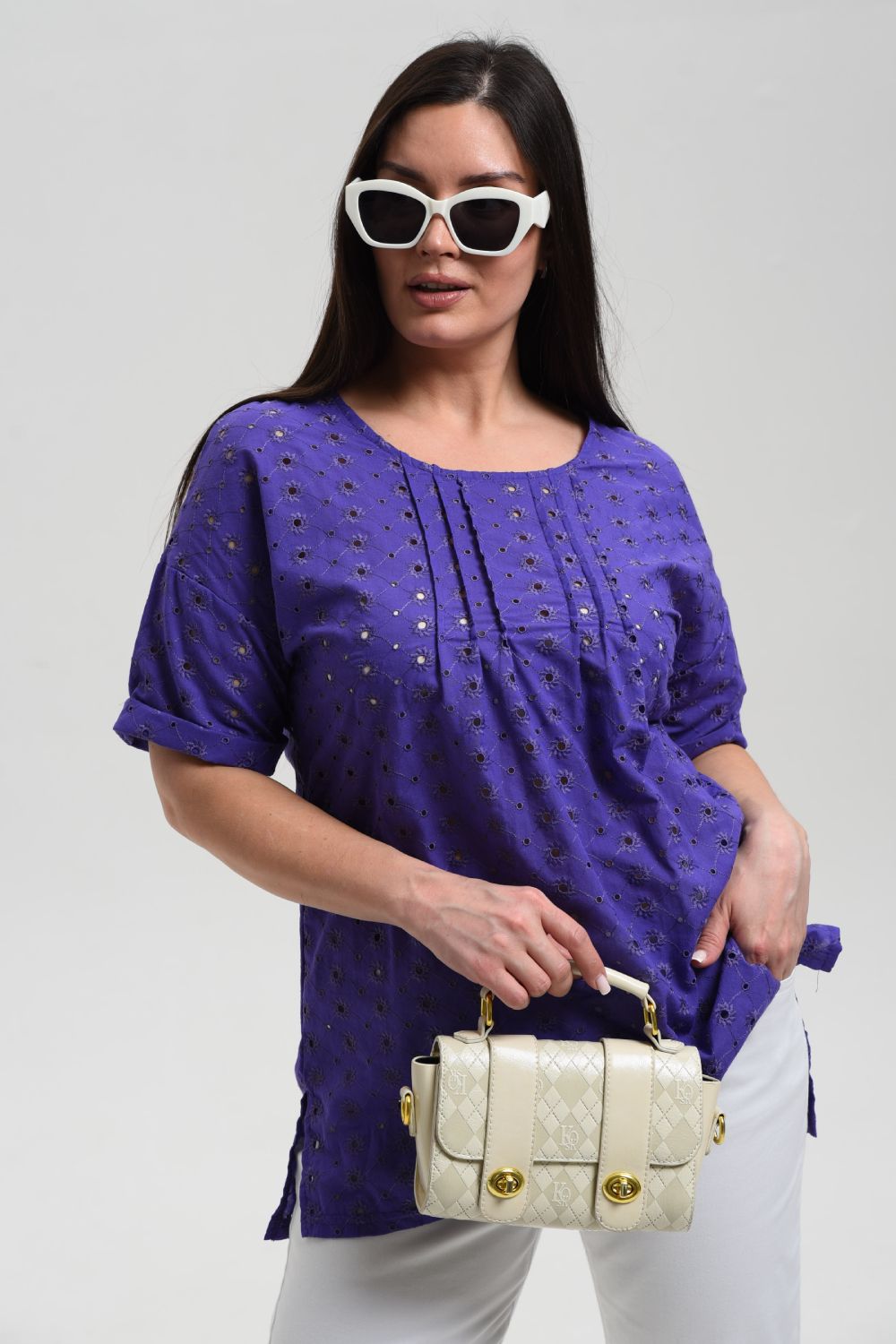 Туника женская 8477 - фиолетовый