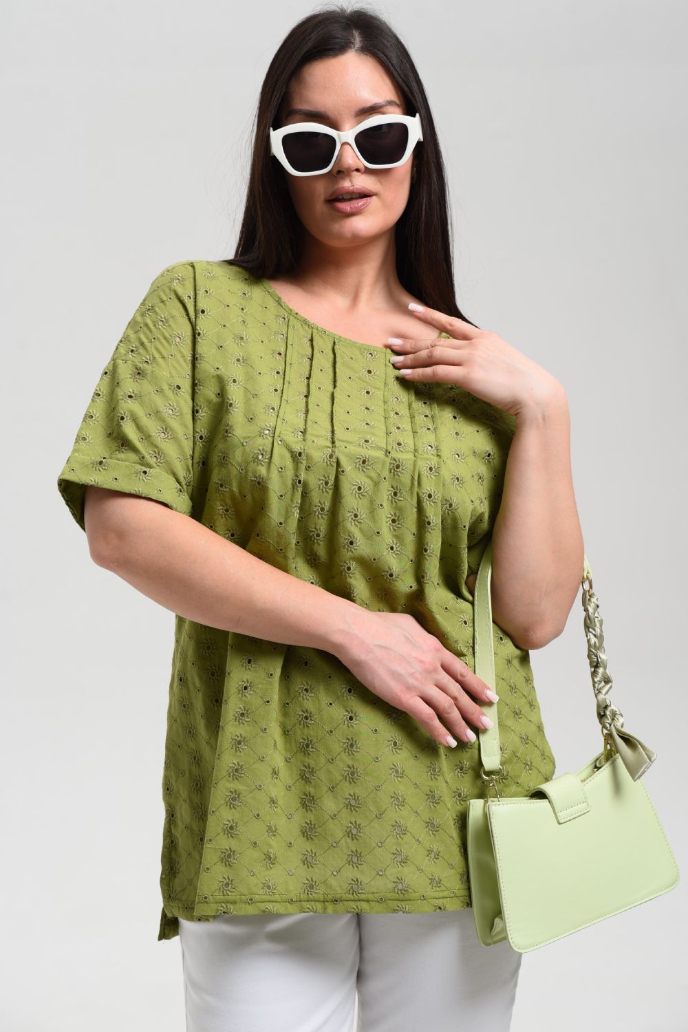 Туника женская 8477 - хаки