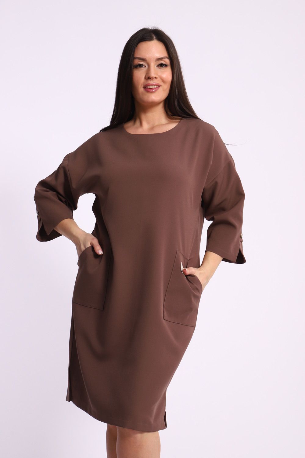 Женское платье 31891 - коричневый