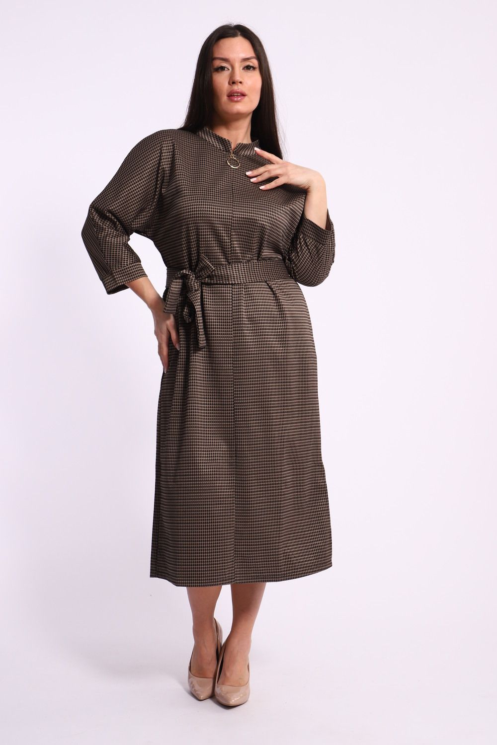 Женское платье 31887 - коричневый