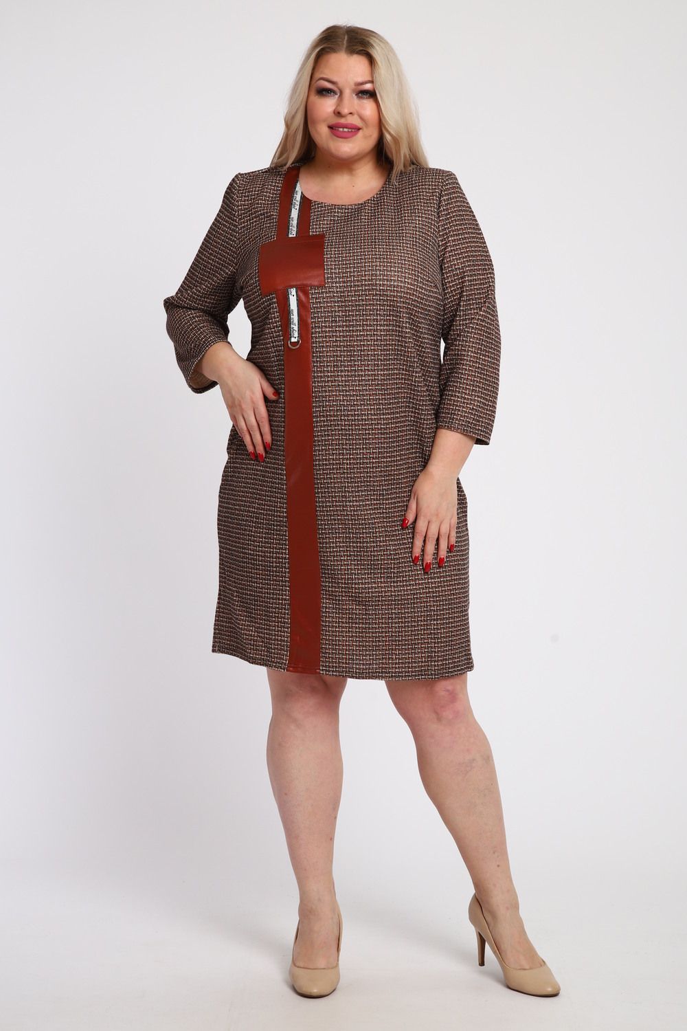 Женское платье 31882 - коричневый