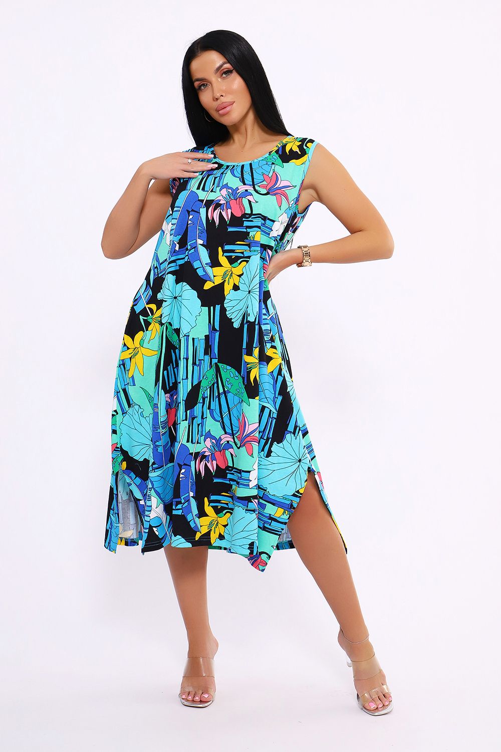 Сарафан 71134 - синий