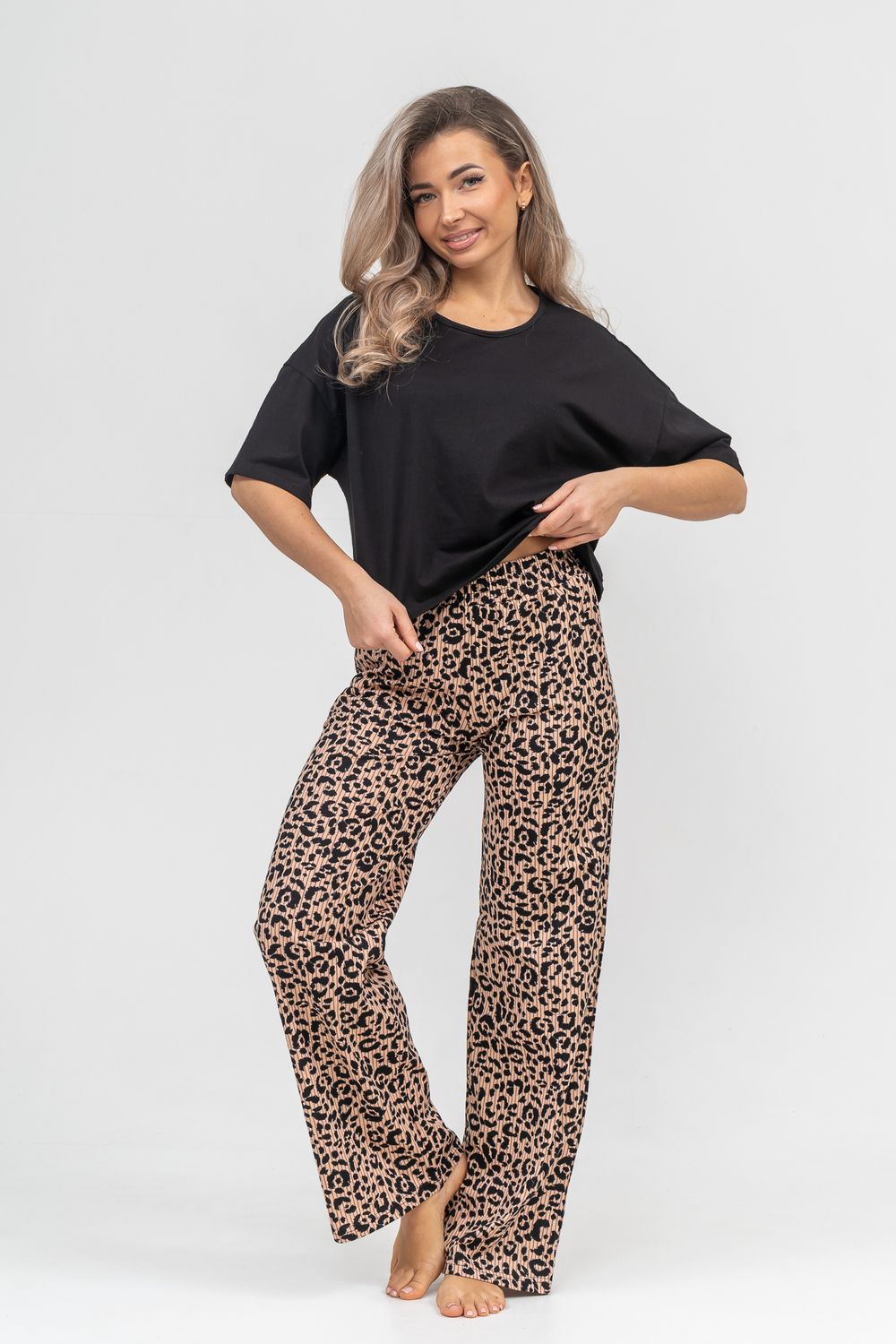 Костюм 36898 - бежевый