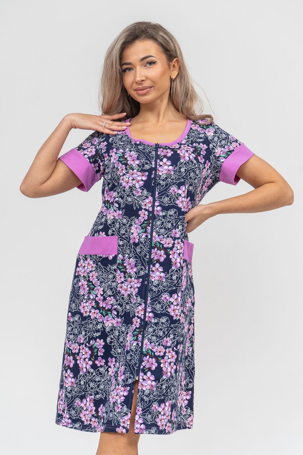 Халат 36897 - сирень