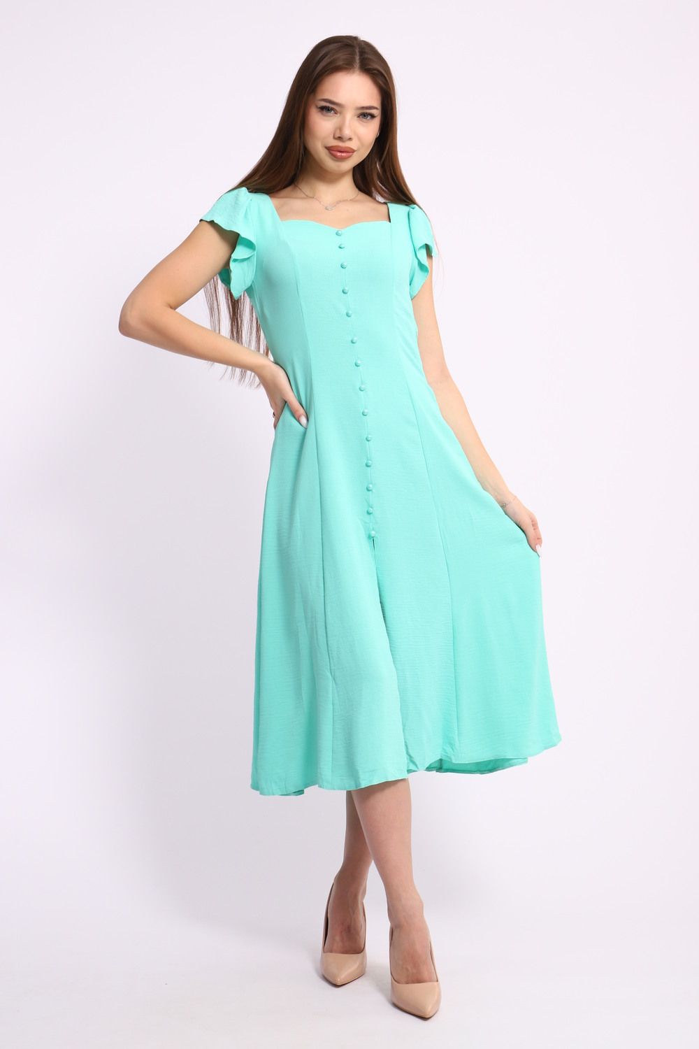 Женское платье 31898 - зеленый