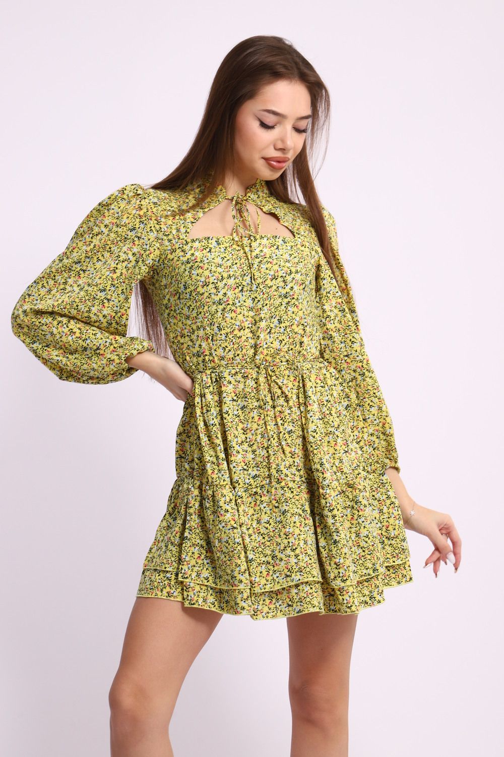 Женское платье 31895 - желтый