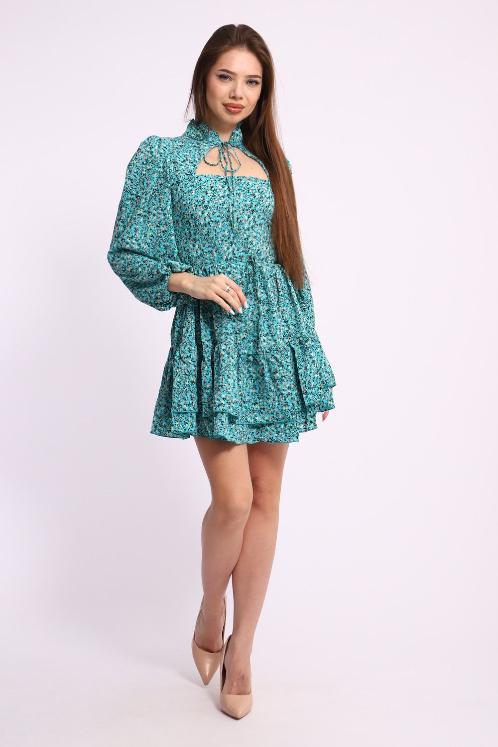 Женское платье 31895 - зеленый