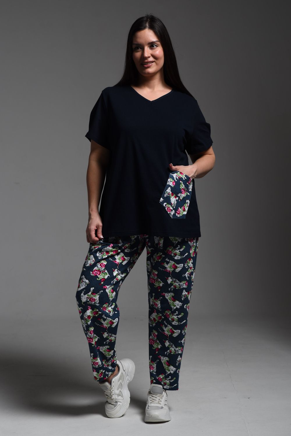 Костюм женский 8490 - собаки