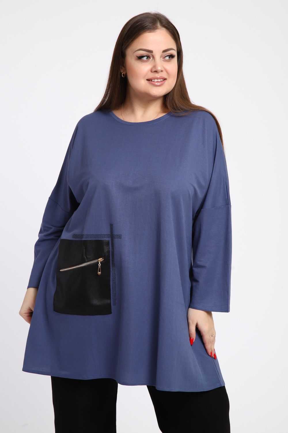 Женская туника 31875 - синий