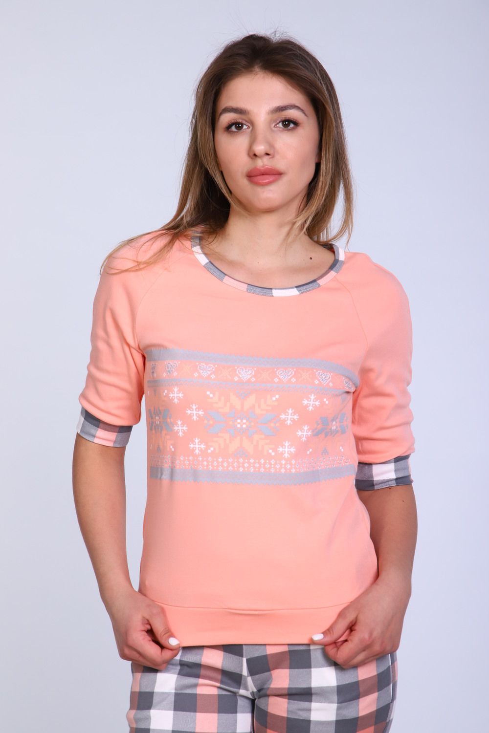 Пижама ТК 37 - персиковый