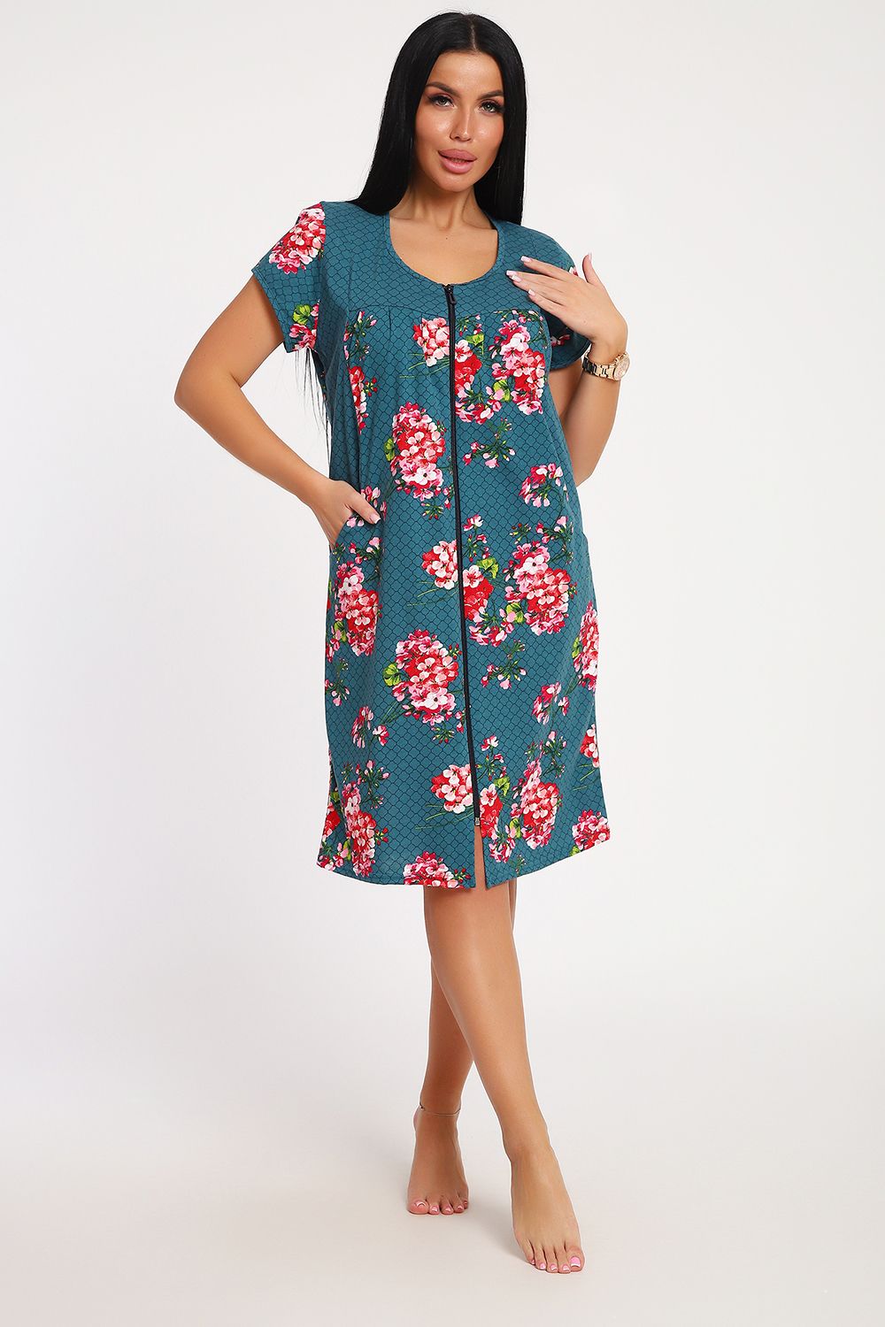 Халат 82077 - цветы