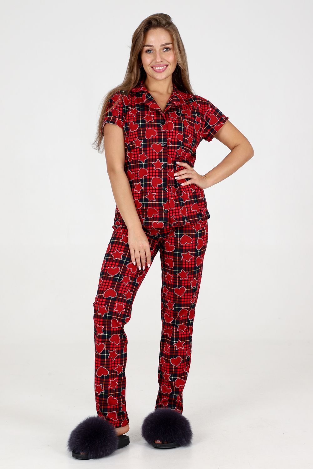 пижама 35326 - красный