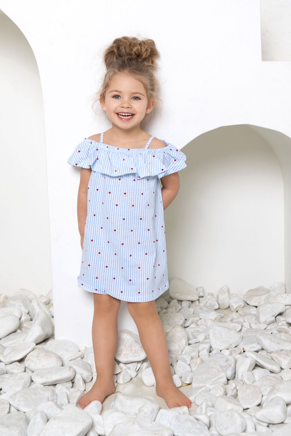 Сарафан Катрин - голубой