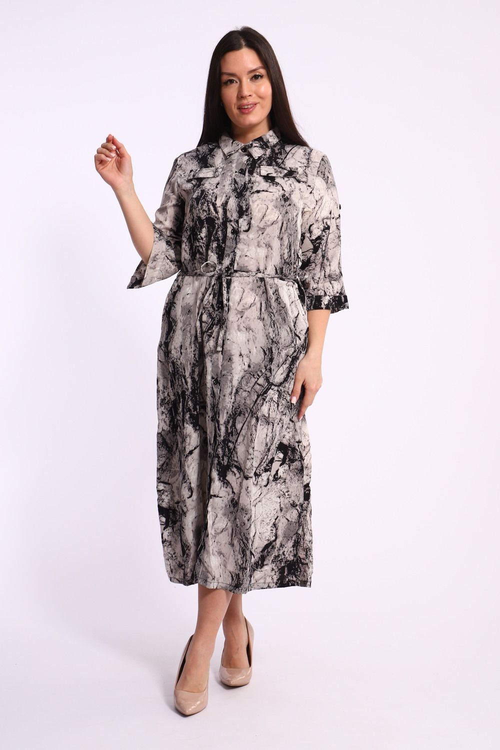 Женское платье 31889 - серый