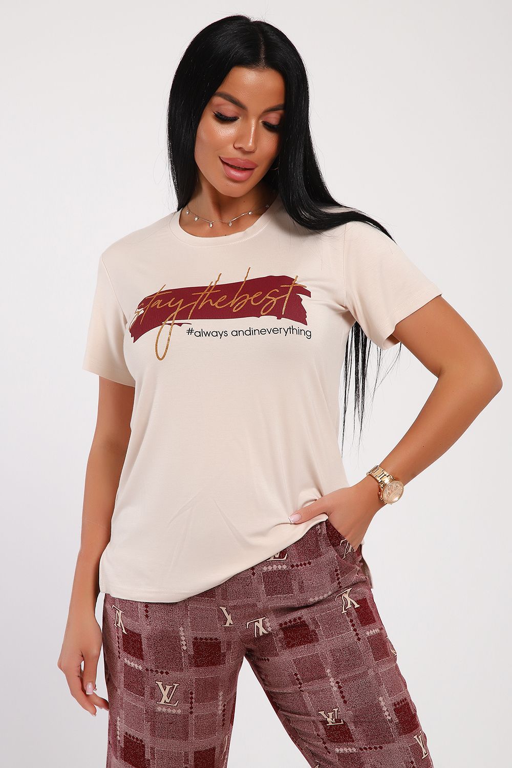 Костюм 65084 - бордовый