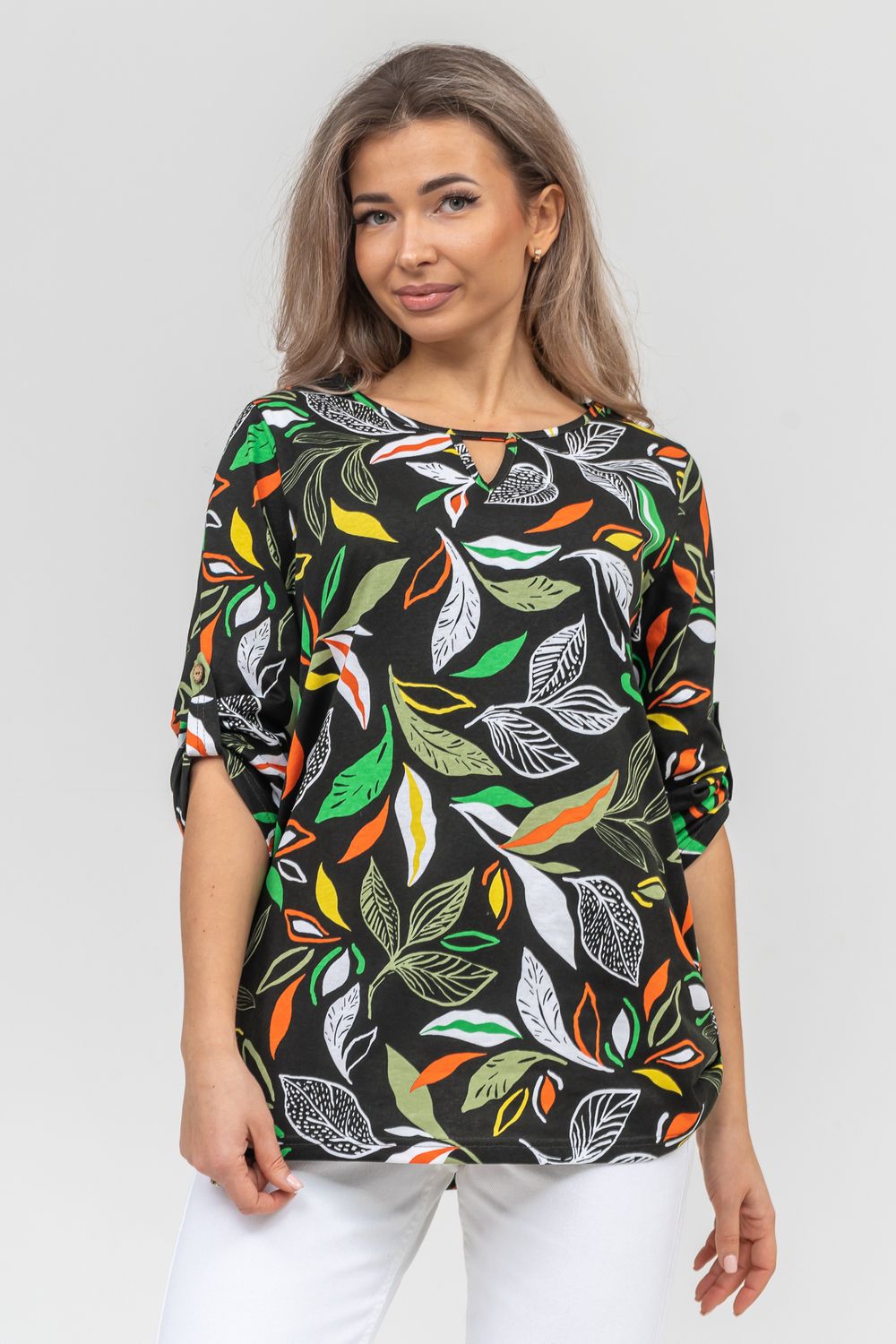 Туника 36891 - зеленый