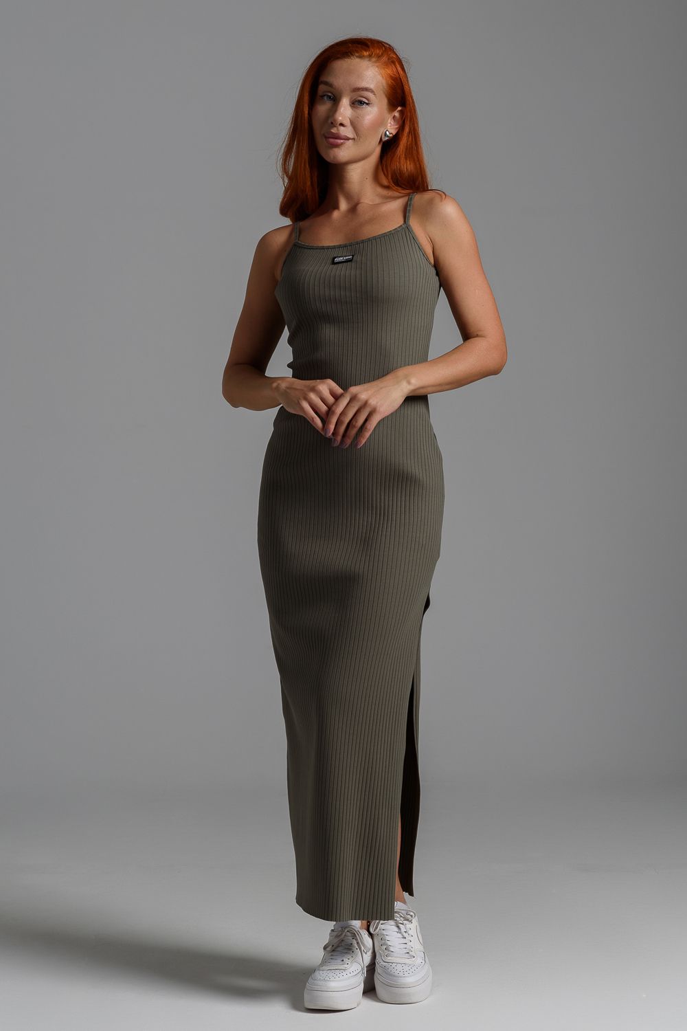 Платье женское 67151 - темный хаки