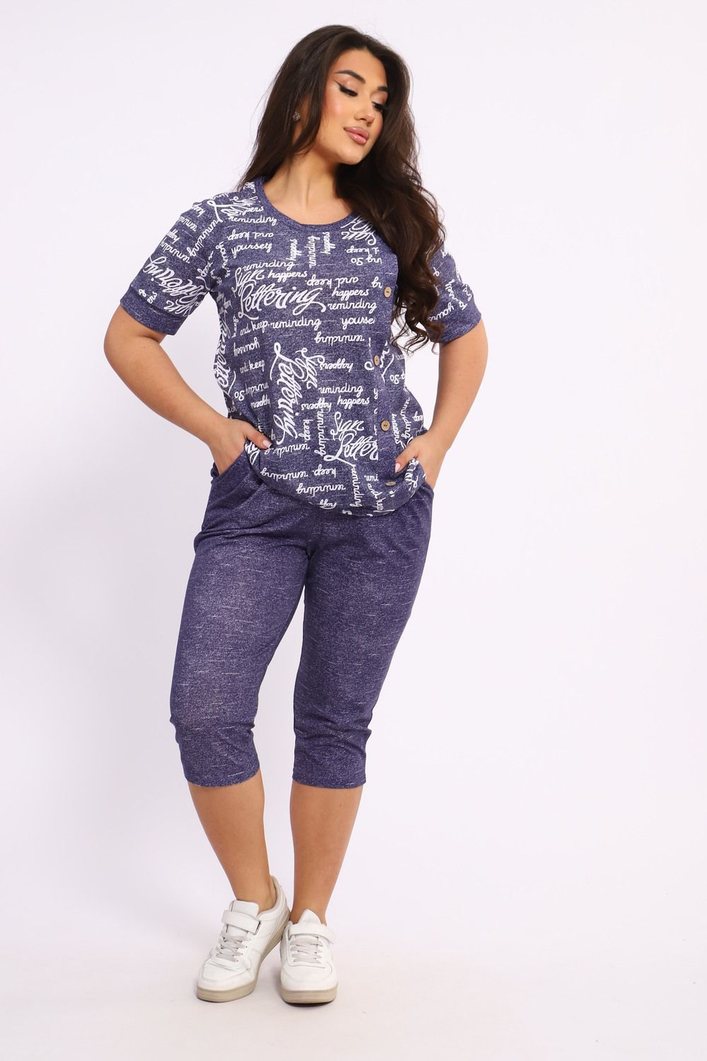 Костюм женский КБЖЖ0053В - джинс