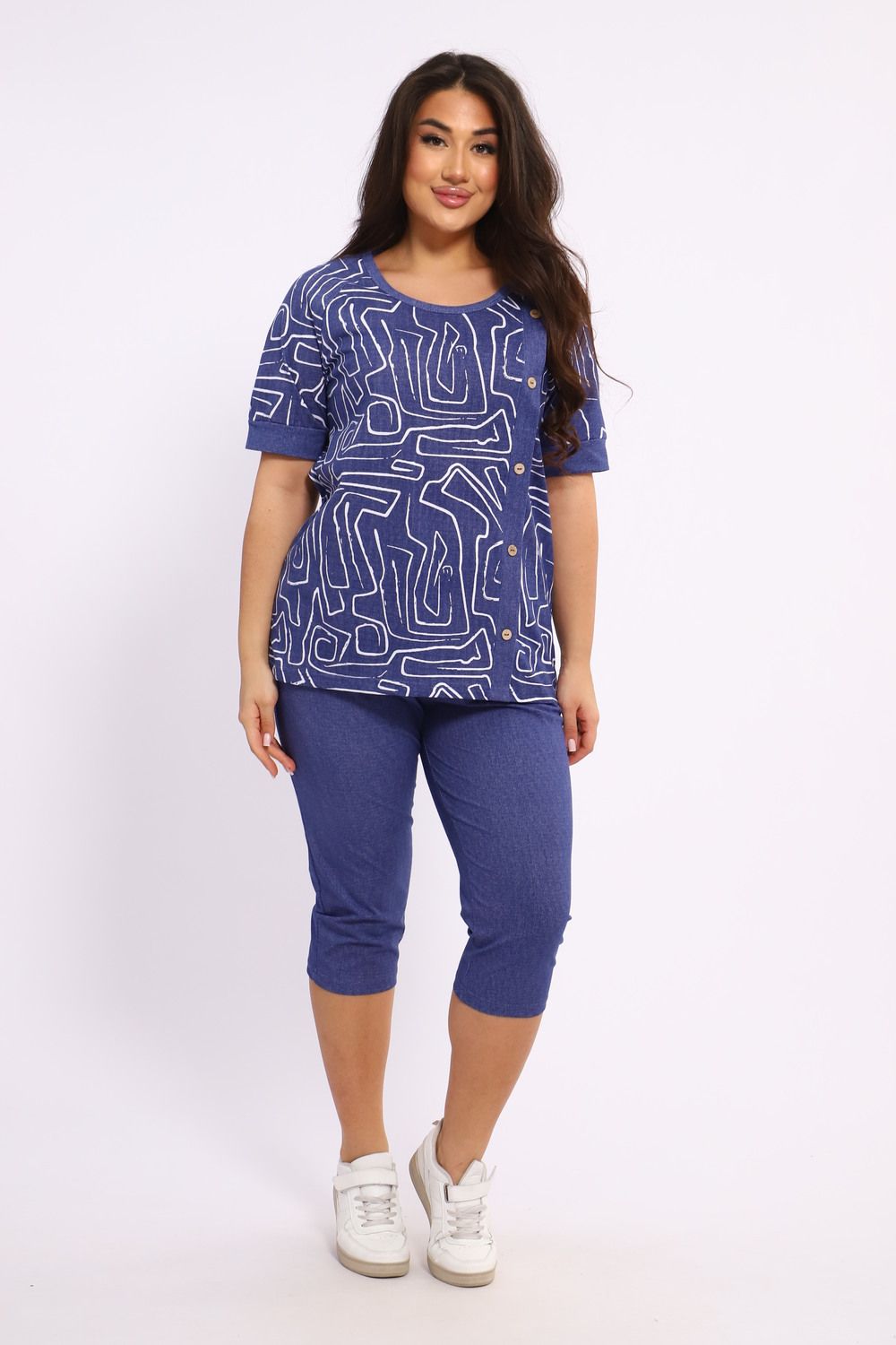 Костюм женский КБЖЖ0053В - синий