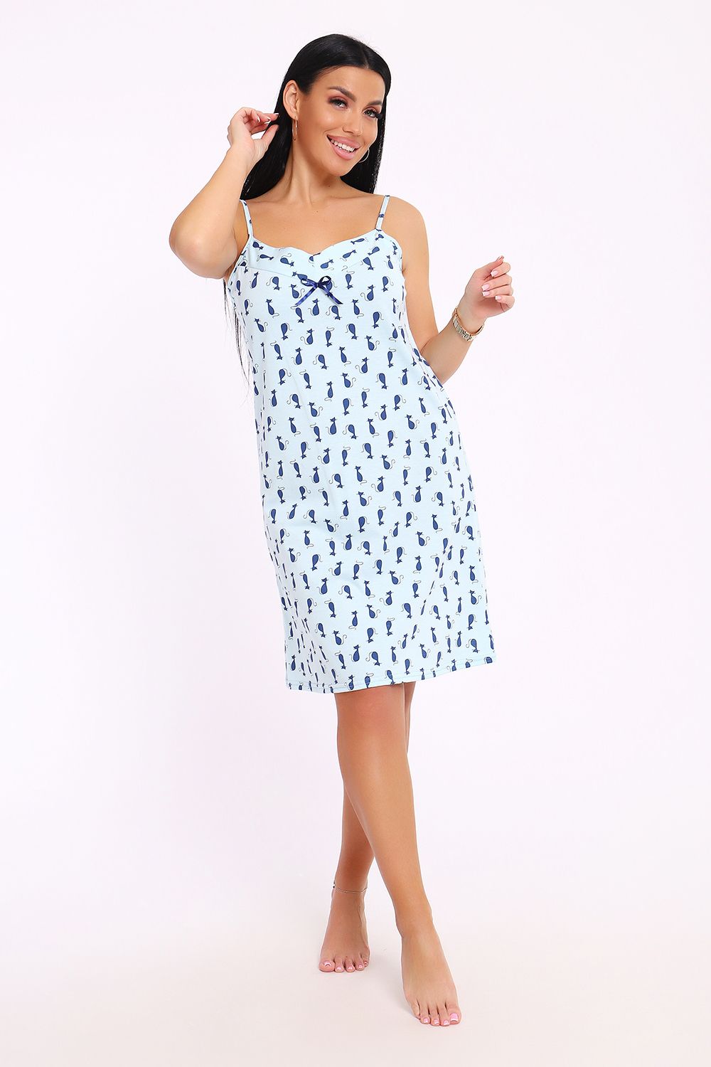 Сорочка женская 82080 - котики