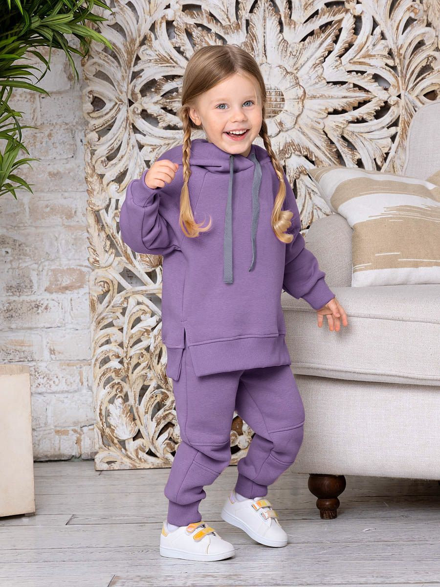 Костюм футер начёс Сью 20346 - лиловый