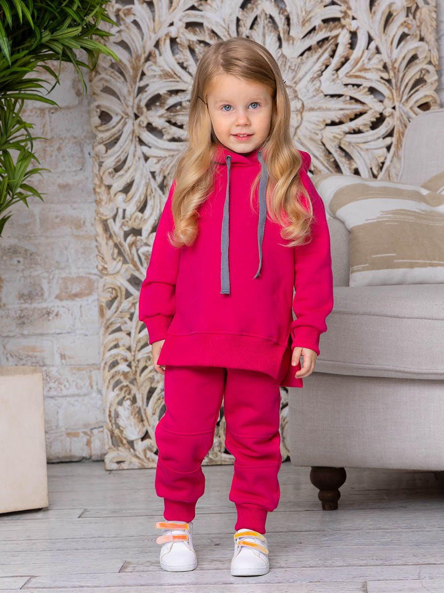 Костюм футер начёс Сью 20346 - розовый павлин