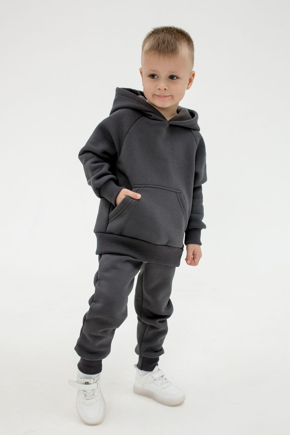 Костюм футер начёс Драйв 20336 - темно-серый