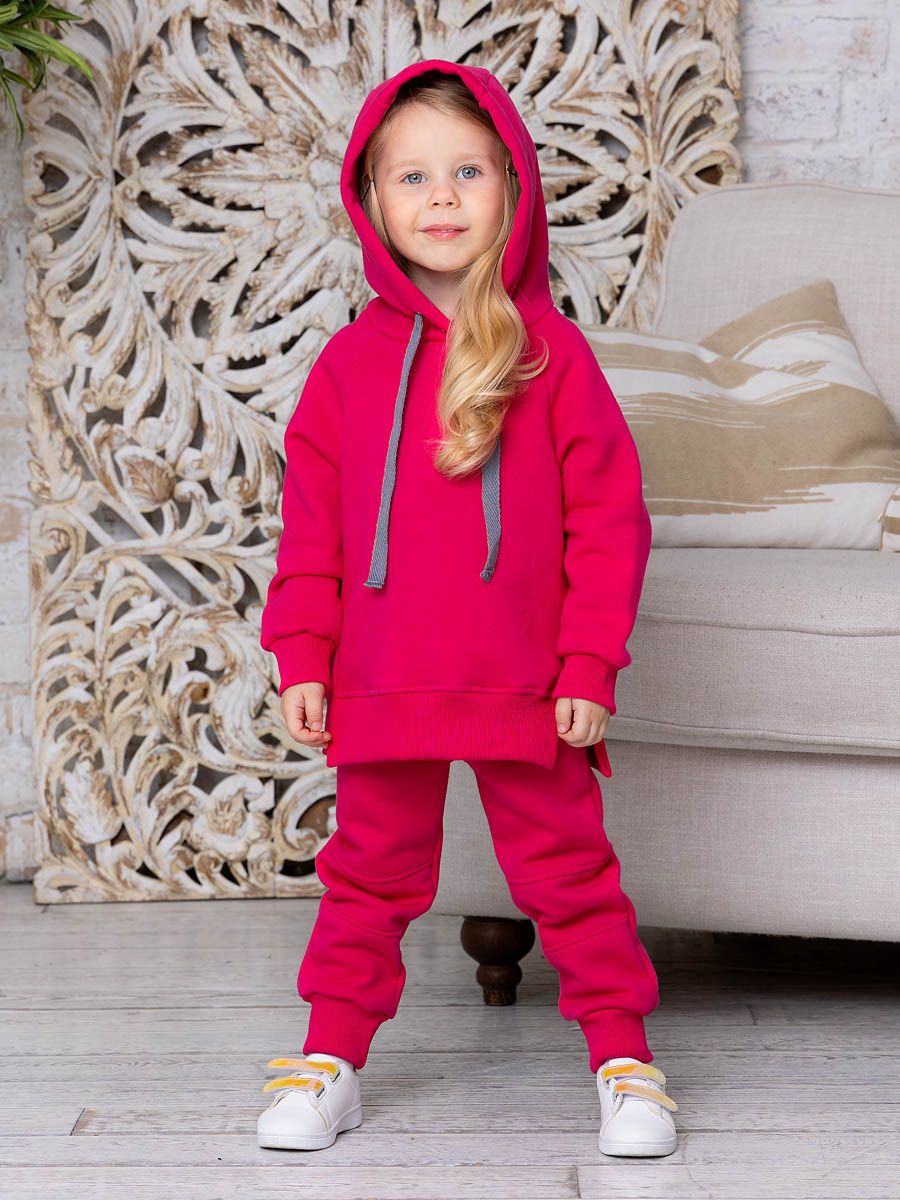 Костюм футер начёс Фиеста 30208 - розовый павлин