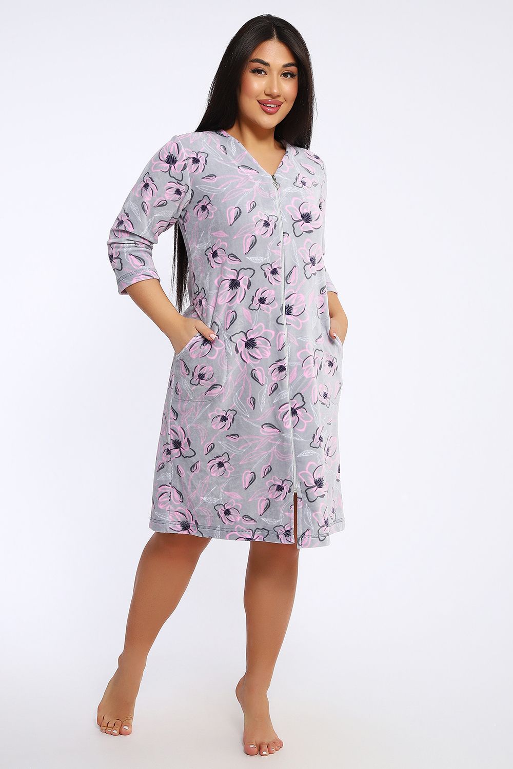 Халат 052 - серый