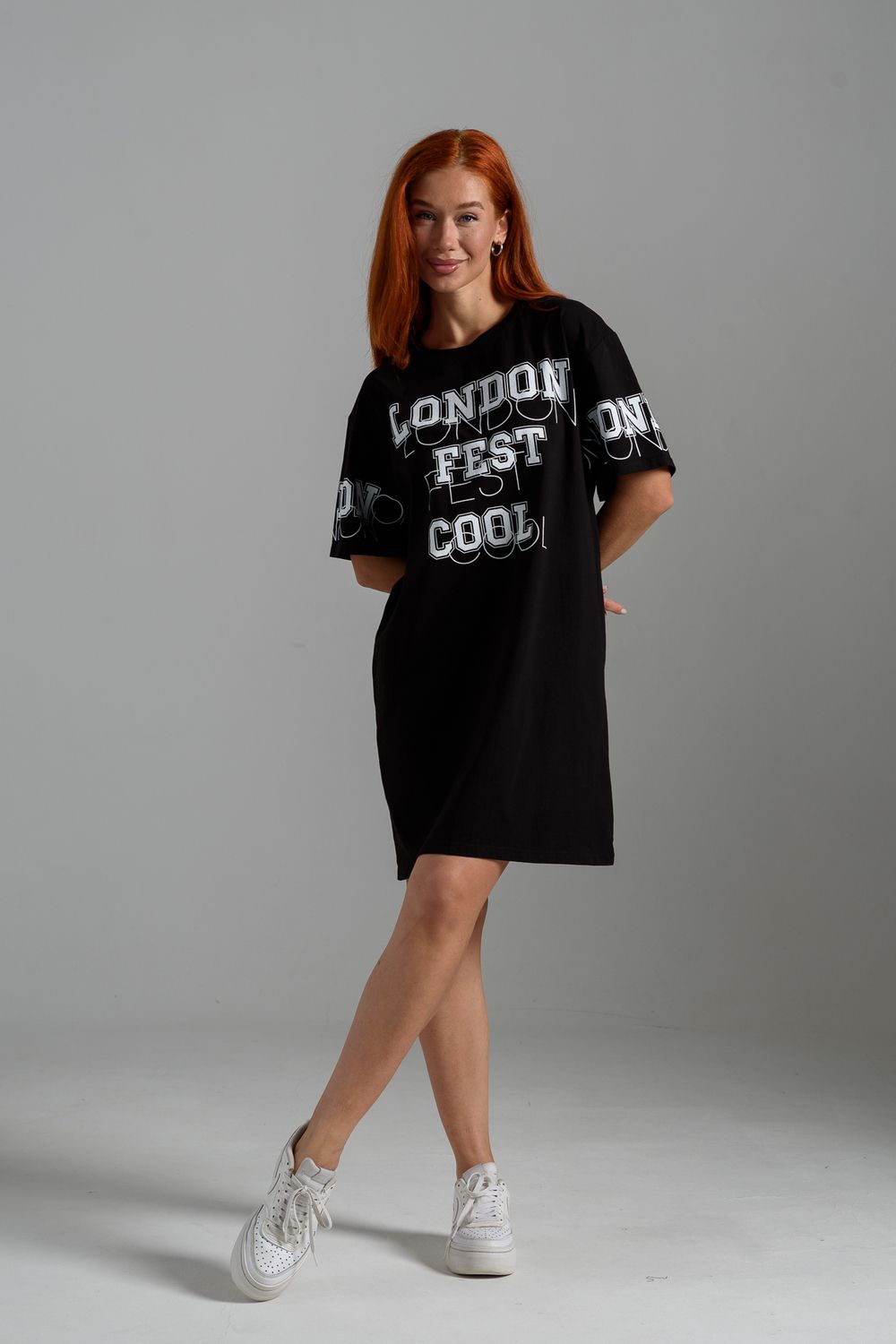 67160 туника женская - LONDON +красный