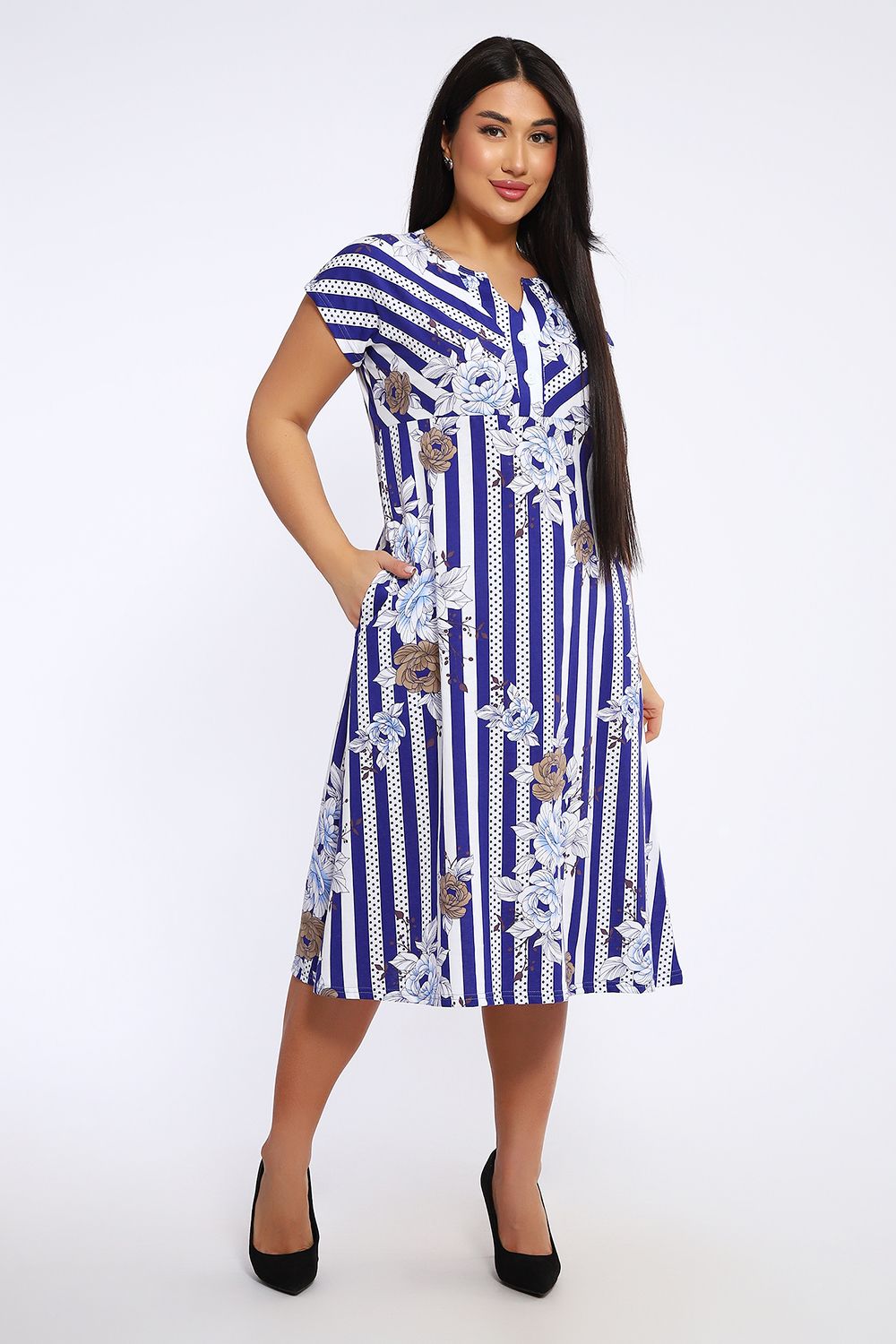 Платье 83509 - розы