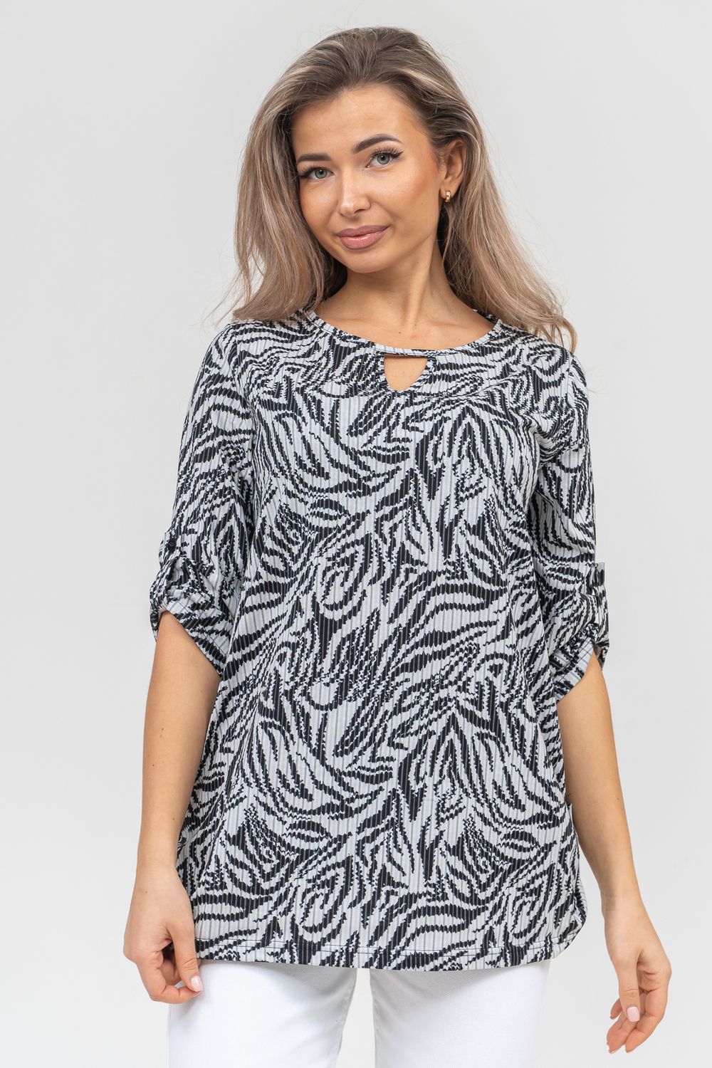 Туника 36902 - серый