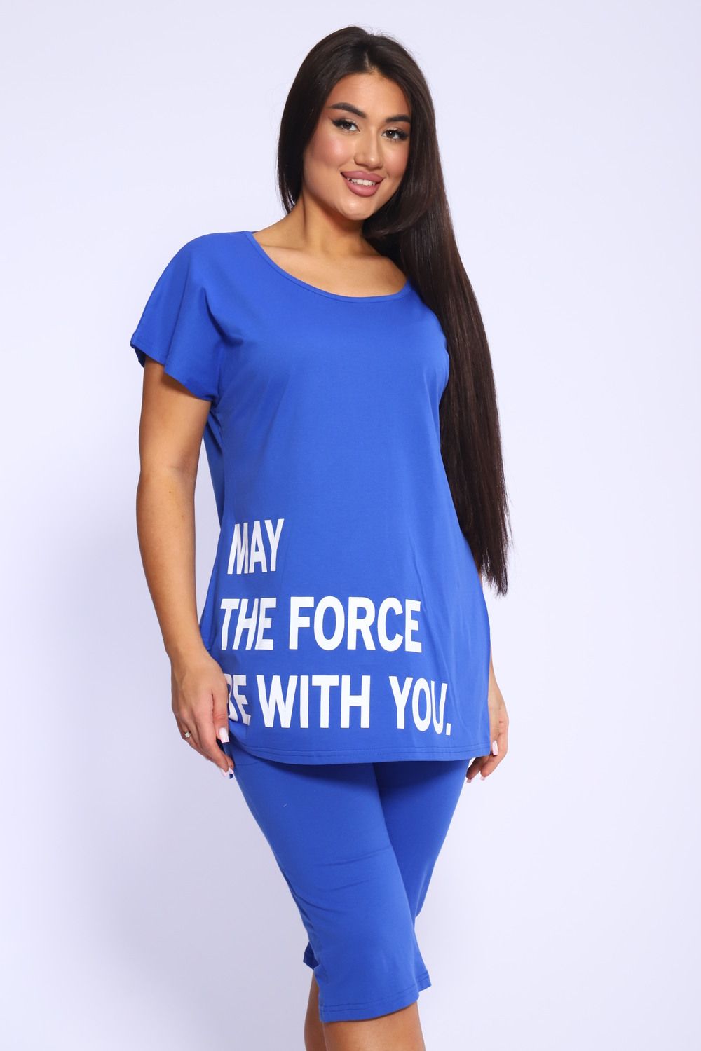 Костюм женский 46645 - электрик