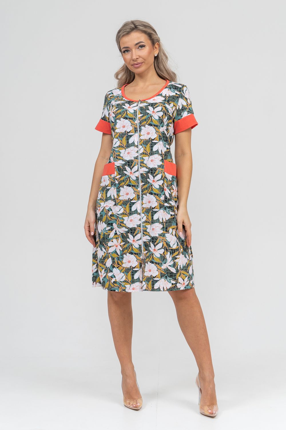 Халат 36911 - синий