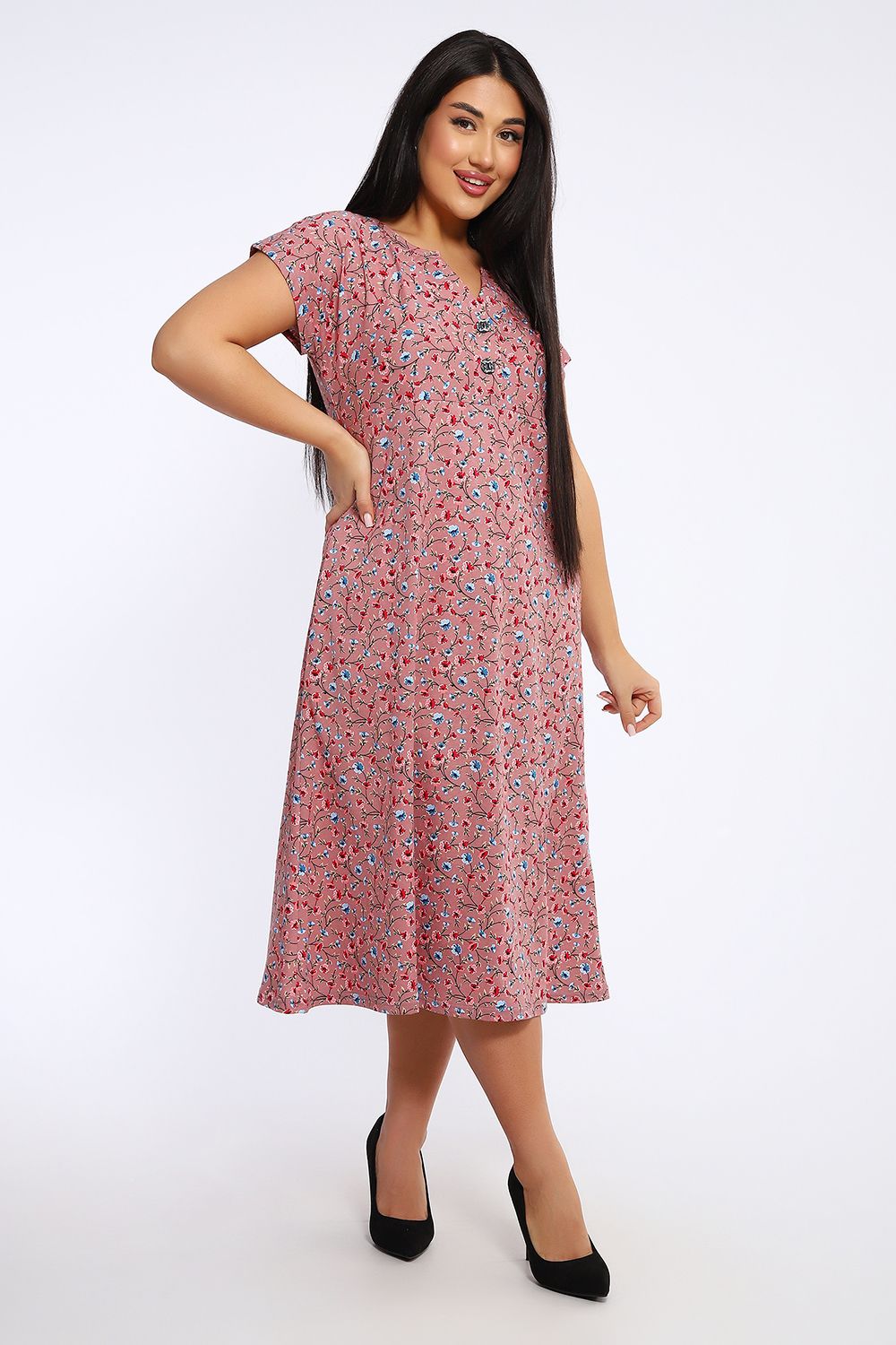 Платье 83509 - пудра